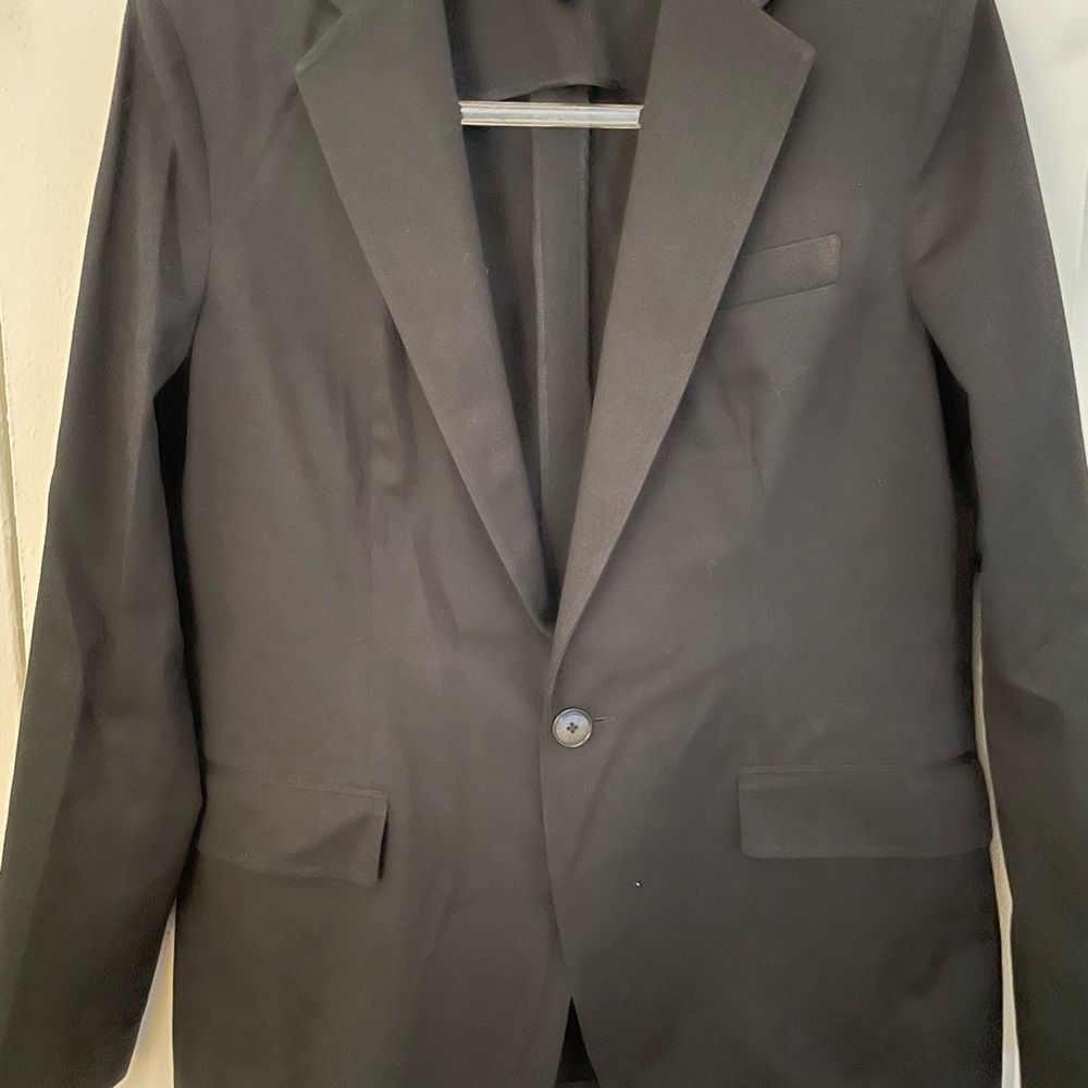 Ralph Lauren 100% cotton black blazer